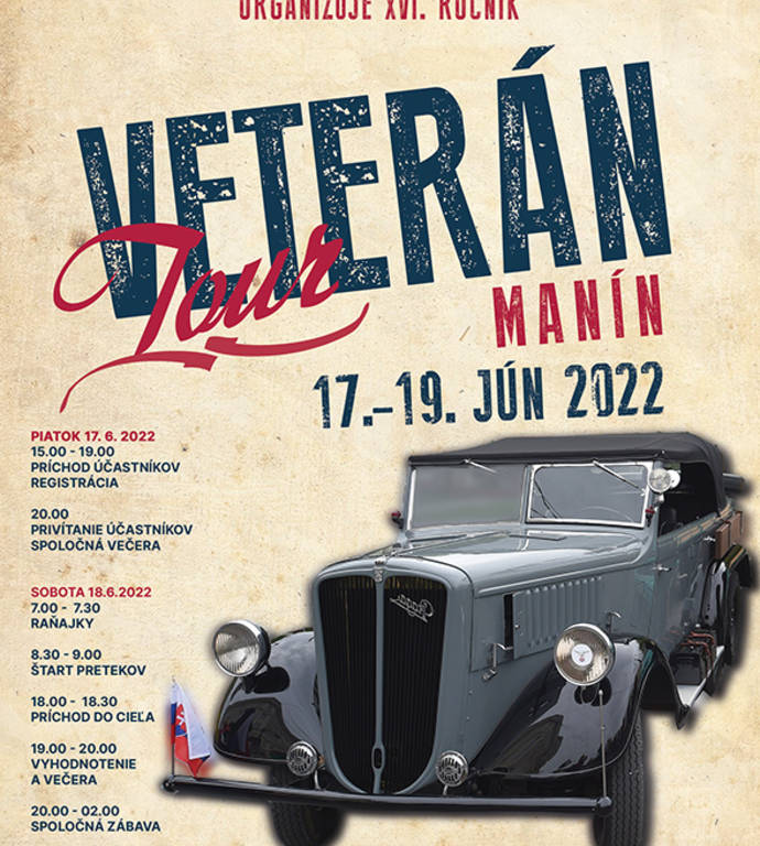 Veterán Tour Manín 2022