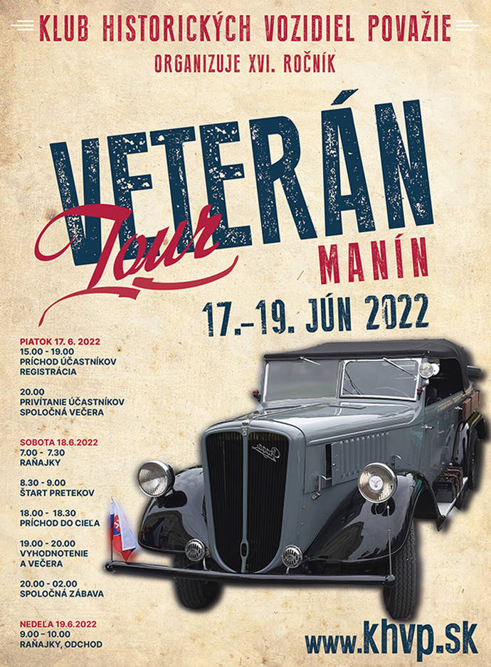 Veterán Tour Manín 2022