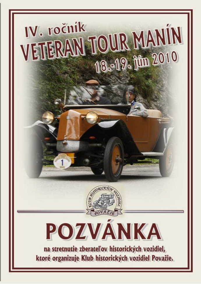 Veterán Tour Manín 2010